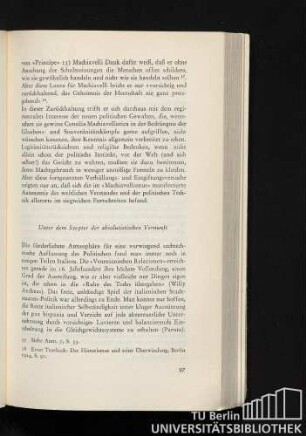 Unter dem Szepter der absolutistischen Vernunft