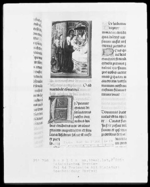 Brevier aus Namur — Beschneidung Christi, Folio 54recto