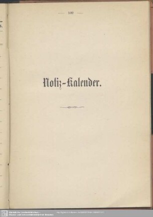 Notiz-Kalender