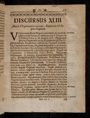 307-315, Discursus XLIII