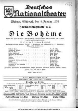 Die Bohème