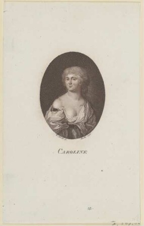 Bildnis einen jungen Frau namens Caroline