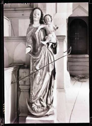 Kloster, Unterkirche; Madonna nach der Restaurierung 1952