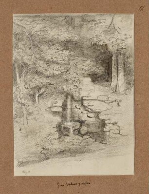 Wasserfall im Eutiner Schlossgarten