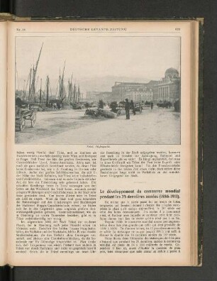 Le developement du commerce mondial pendant les 25 dernieres annees (1886-1911)