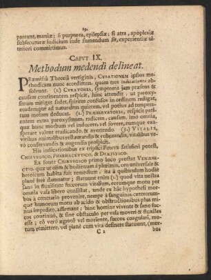 Caput IX. Methodum medendi delineat.