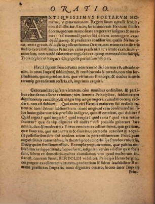 Oratio de vita et rebus gestis Bertoldi cognomento sapientis, principis Hennebergici