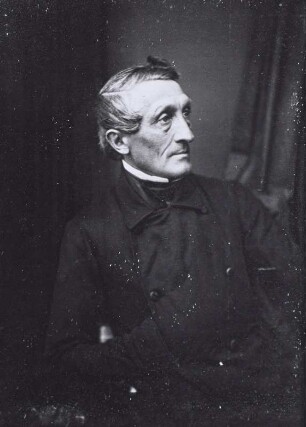 Herrenbildnis (Porth sen.) : Porträt Friedrich Porth (1800-1874; Schauspieler, Regisseur). Daguerreotypie von Hermann Krone, Dresden 1852
