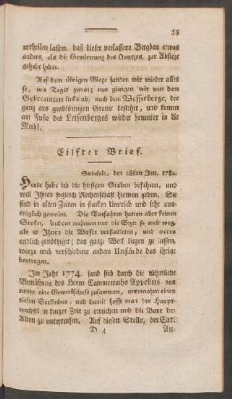 Eilfter Brief.