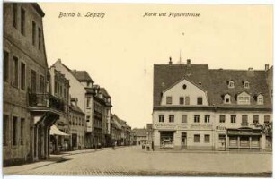 Borna. Markt und Pegauer Straße