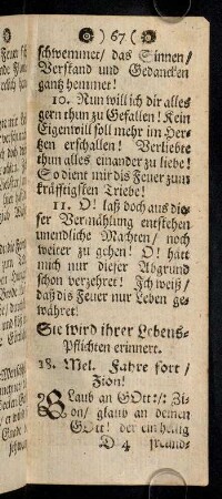 67-75, 18. Sie wird ihrer Lebens-Pflichten ...