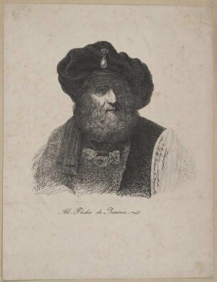 Bildnis des Ali Pacha de Janina