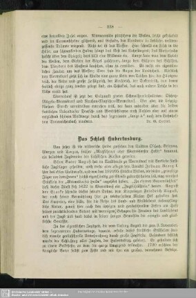 Das Schloß Hubertusburg