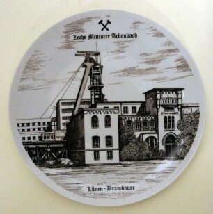 Wandteller Zeche Minister Achenbach