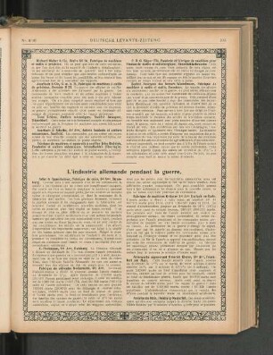 L'industrie allemande pendant la guerre.