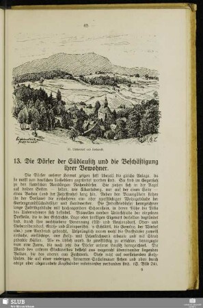 13. Die Dörfer der Südlausitz und die Beschäftigung ihrer Bewohner