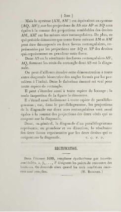 Rectification.
