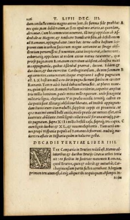 Decadis Tertiae Liber IIII.