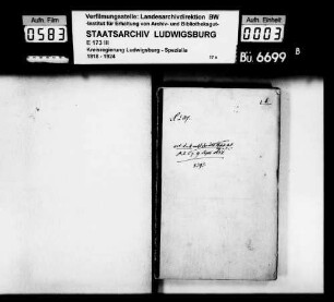 Oberamtsvisitation Maulbronn von 1837