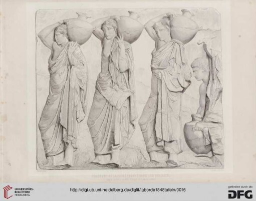 Fragment de la Frise trouvé dans les fouilles