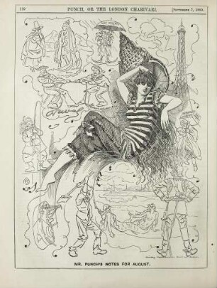Mr. Punch's notes for August