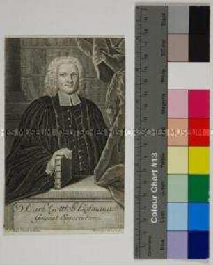 Porträt des lutherischen Theologen und Generalsuperintendenten des sächsischen Kurkreises Carl Gottlob Hofmann