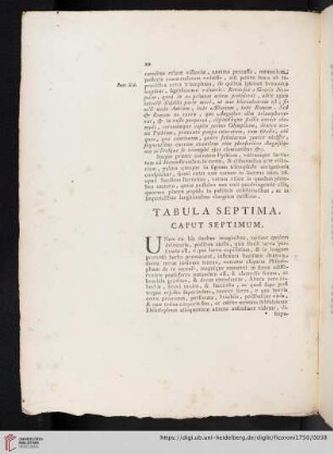 Tabula Septima Caput Septimum