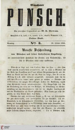 Nro. 3 (20. Jänner 1850)