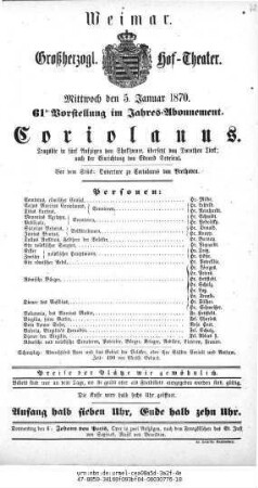 Coriolanus