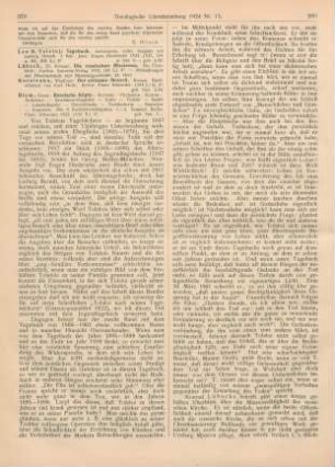 279-281 [Rezension] Blum, Oscar, Russische Köpfe