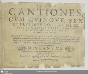 Discantus.