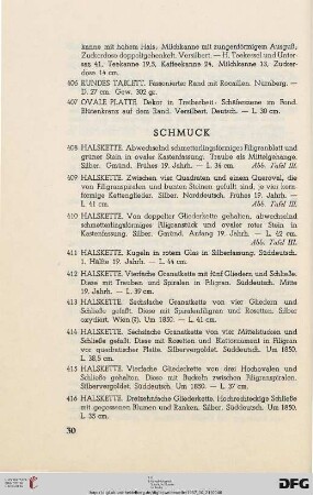Schmuck (Nr. 408-555)
