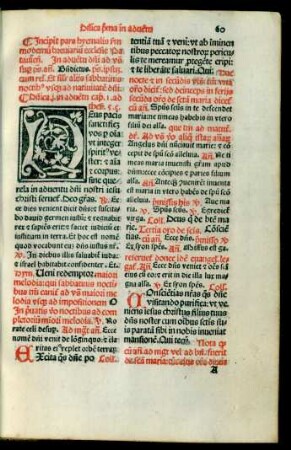 Incipit pars hyemalis secundum modernum breviarium ecclesie Pataviensis.
