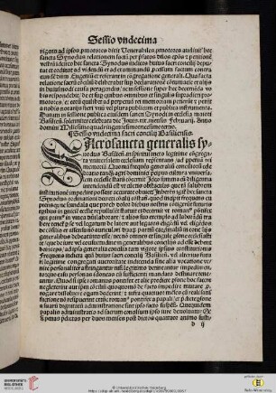 Sessio vndecima