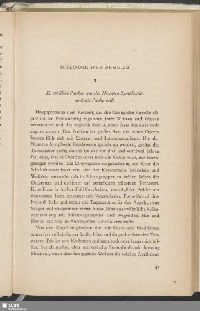 Melodie Der Freude