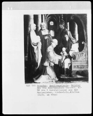 Fünf Darstellungen aus dem Leben Mariae — Die Beschneidung Christi