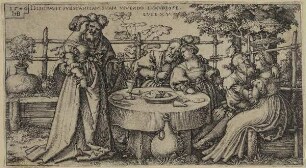 Der verlorene Sohn verschwendet sein Erbe, Blatt 2 aus der Folge des verlorenen Sohnes