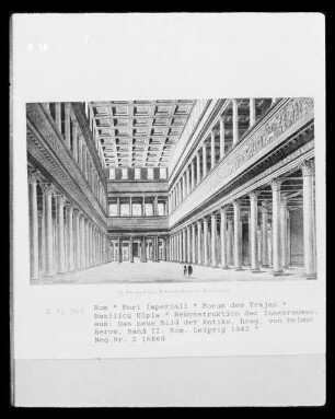 Rom, Trajansforum, Basilica Ulpia