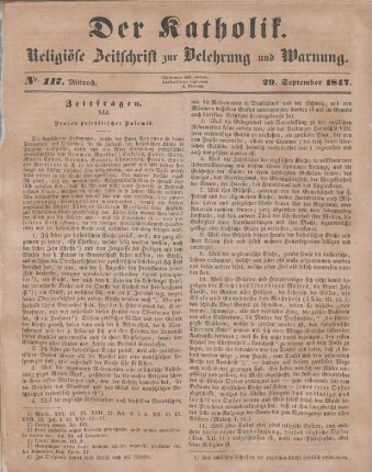 473-475 Zeitfragen : XLI. Proben puseyitischer Polemik