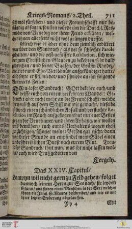 Das XXIV. Capitul