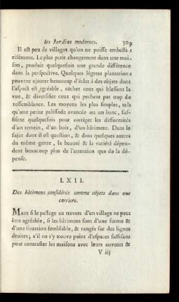 LXII. De bátimes considérés comme objets dans une carriere.