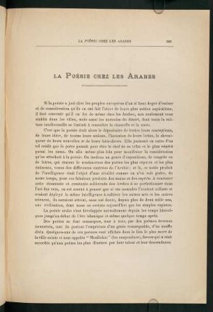 399-418, La Poésie chez les Arabes. Ruskin et les Femmes. Féminisme...et hominisme. Ortografe simplifiée.