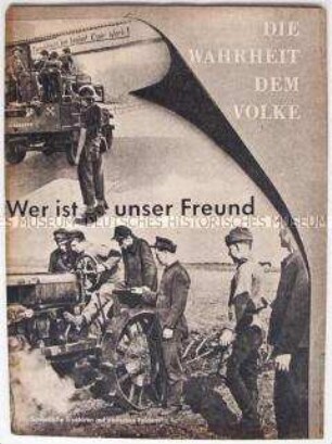 Heft aus der Reihe "Die Wahrheit dem Volke" über die Freundschaft zur Sowjetunion