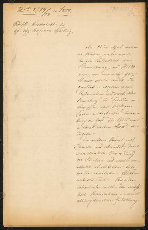 Volkstheater Schinkelwettbewerb 1892. Reisebericht Otto Spalding: Reisebericht