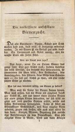 Die neuesten Entdeckungen in den wichtigsten Gegenständen der Landwirthschaft und des Gartenbaues : bei der Bienen- und Seidenraupenzucht, dem Weintraubenbau, dem Hopfen-, Tabaks- und Hanfbau, sowie bei dem Versetzen der Bäume, Acclimatisirung des Feigenbaumes, des Rosmarins, der Zucht und Kultur der Maulbeerbäume, und Vertilgung einiger schädlichen Insekten in den Gärten