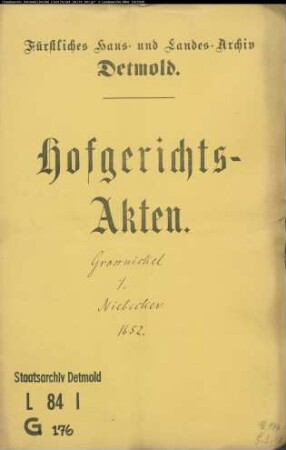Großnickel, Michel gegen Joachim Niebecker - Schuldforderung