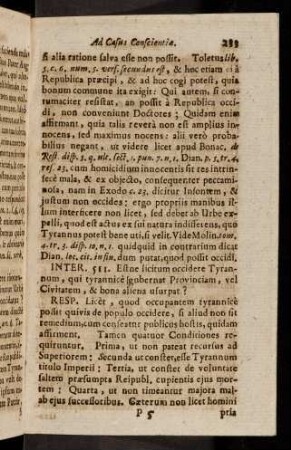 233-243, Interrogatio 511 - 522