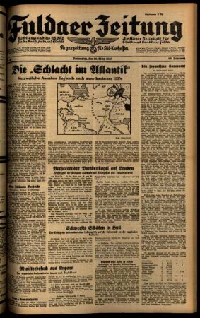 Ausgabe vom Donnerstag, den 20. März 1941.