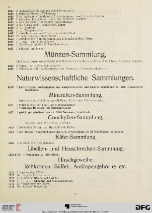Conchylien-Sammlung (Nr. 1673-1674)