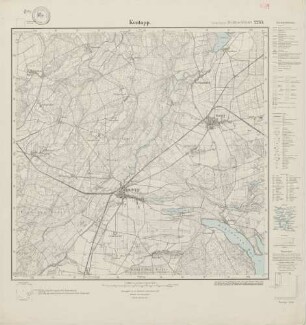 4061 (alte Nr.: 2263) Kontopp, Meßtischblatt (4cm - Karte)